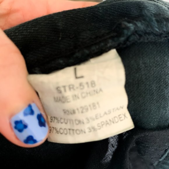 Black Jean Shorts - Picture 7 of 7